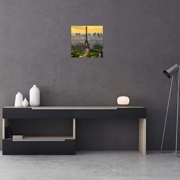 Obraz - Panorama Paříže (30x30 cm)