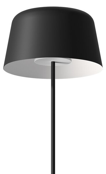 Linea Light CA057FBBMDD Delfi_FL, moderní stojací lampa, 28W LED 2700K, černá, výška 189cm