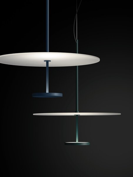 Linealight Závěsné LED svítidlo Stilo_P ø54,5 cm, 21W Barva: Černá, Chromatičnost: 2700K