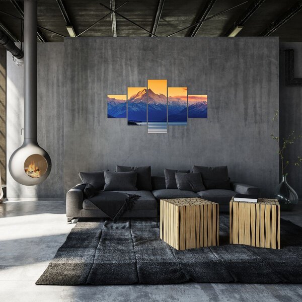 Obraz - Jezero Pukaki (125x70 cm)
