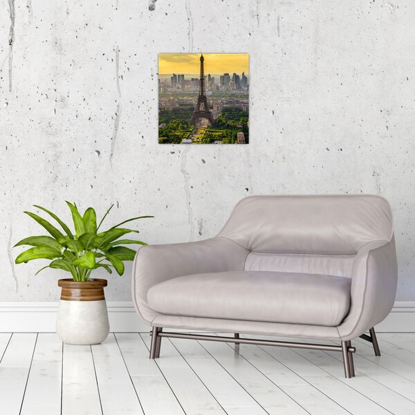 Obraz - Panorama Paříže (30x30 cm)