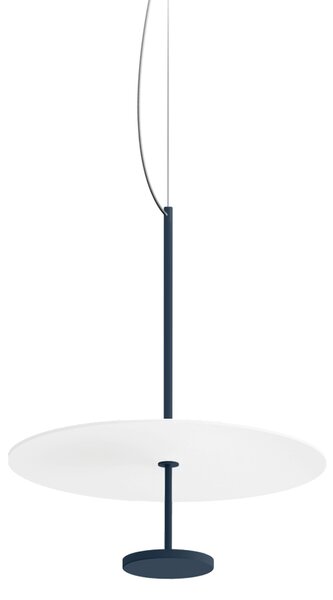 Linea Light CA086DLUMDI Stilo_P, závěsné svítidlo pro nepřímé osvětlení, 13W LED 2700K, bílá/modrá, prům. 34,5cm