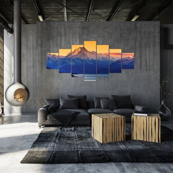 Obraz - Jezero Pukaki (210x100 cm)