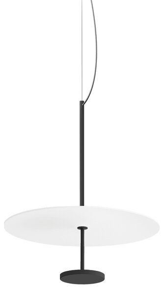 Linea Light CA086DBBMDI Stilo_P, závěsné svítidlo pro nepřímé osvětlení, 13W LED 2700K, bílá/černá, prům. 34,5cm