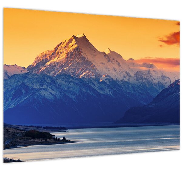 Obraz - Jezero Pukaki (70x50 cm)