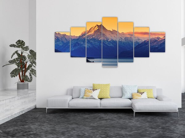 Obraz - Jezero Pukaki (210x100 cm)