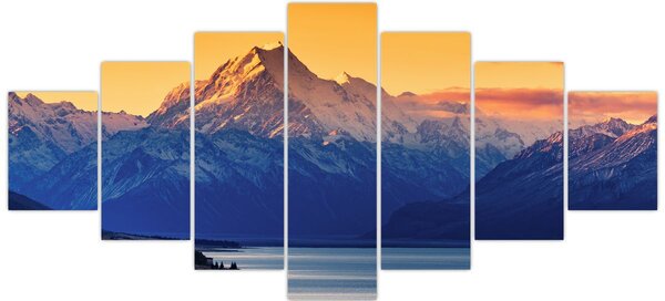 Obraz - Jezero Pukaki (210x100 cm)