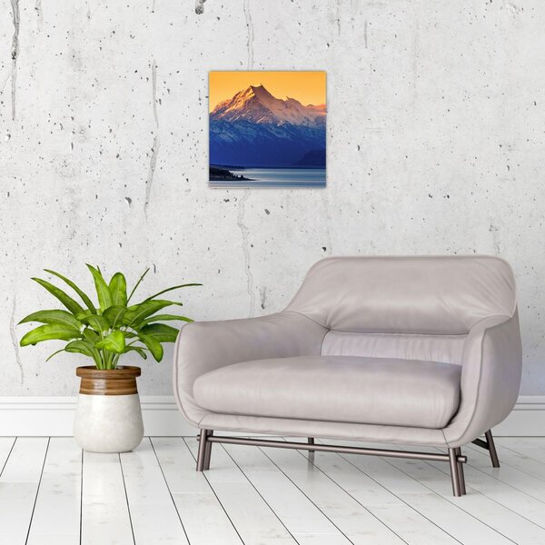 Obraz - Jezero Pukaki (30x30 cm)