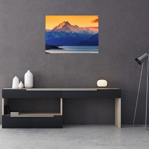 Obraz - Jezero Pukaki (70x50 cm)