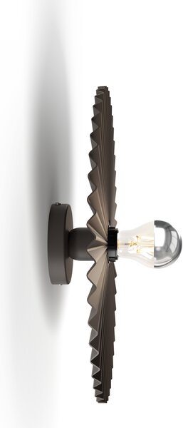 Linea Light CA023ADBEZZ Doge_S, moderní hnědé stropní/nástěnné svítidlo, 1x22W E27, průměr 58,4cm