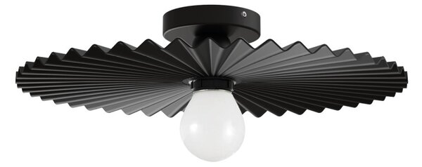 Linea Light CA024ABBEZZ Doge_S, moderní černé stropní/nástěnné svítidlo, 1x22W E27, průměr 38,7cm