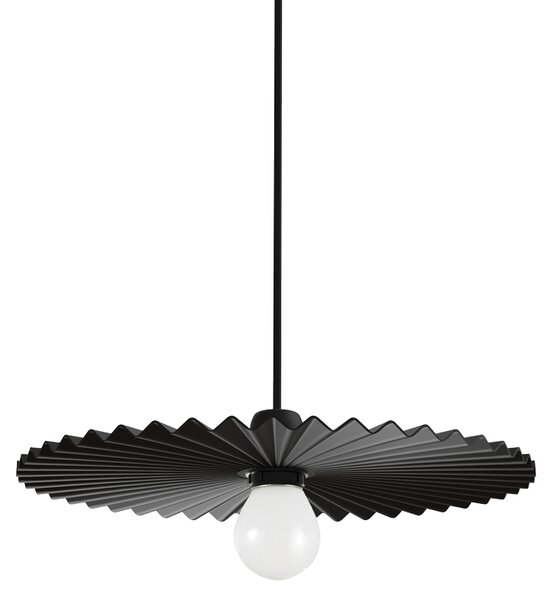 Linea Light CA022ABBEZZ Doge_P, moderní černé závěsné svítidlo, 1x22W E27, průměr 40cm