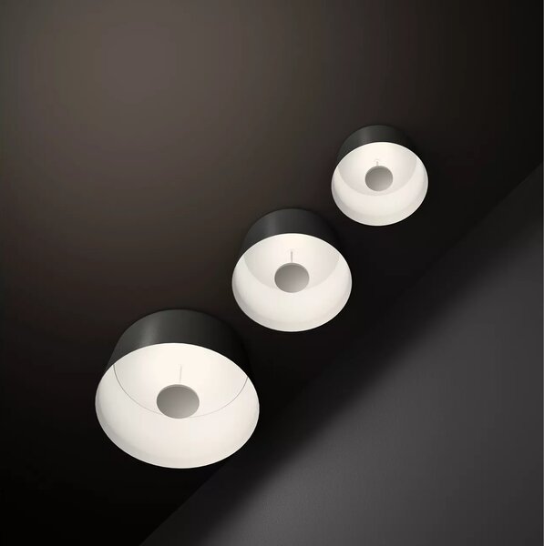 Linea Light CA051DWHMDI Delfi_S, moderní stropní svítidlo, 13W LED 2700K, bílá, průměr 35cm