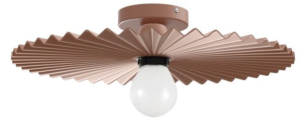 Linea Light CA024ABEEZZ Doge_S, moderní béžovo-červené stropní/nástěnné svítidlo, 1x22W E27, průměr 38,7cm