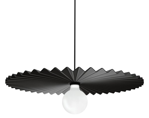 Linea Light CA021ABBEZZ Doge_P, moderní černé závěsné svítidlo, 1x22W E27, průměr 58,4cm