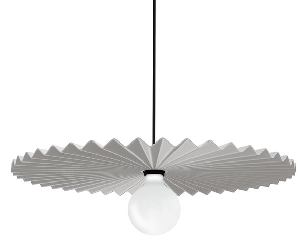 Linea Light CA021AWHEZZ Doge_P, moderní bílé závěsné svítidlo, 1x22W E27, průměr 58,4cm