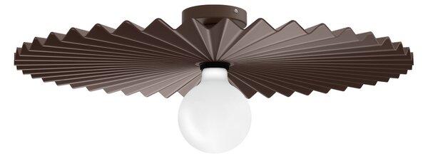 Linea Light CA023ADBEZZ Doge_S, moderní hnědé stropní/nástěnné svítidlo, 1x22W E27, průměr 58,4cm