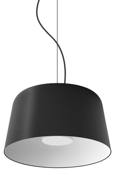 Linea Light CA054DBBMDD Delfi_P, moderní závěsné svítidlo, 13W LED 2700K, černá, průměr 35cm