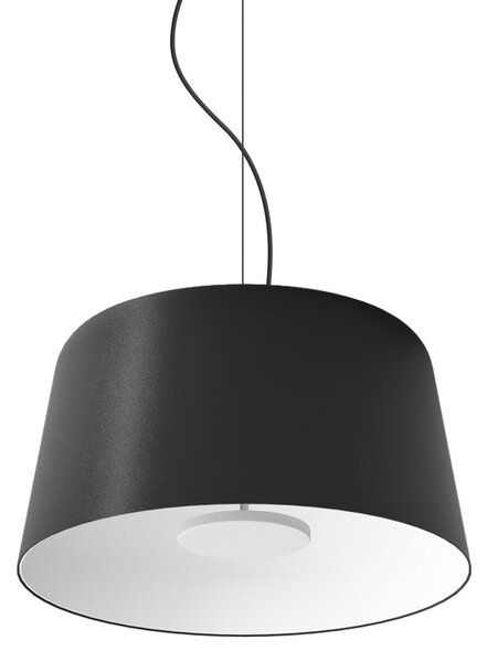Linea Light CA055DBBMDD Delfi_P, moderní závěsné svítidlo, 20W LED 2700K, černá, průměr 45cm