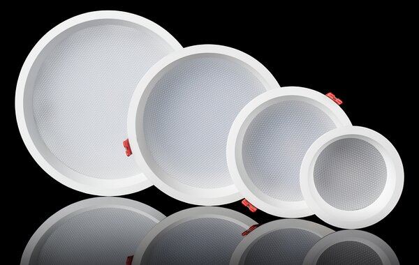 LED2 2550371 Zeta 2 M, bílé svítidlo pro zapuštění, 11/23W LED 2700K/3000K/4000K, ⌀17,6cm, IP44