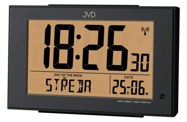 JVD Digitální rádiem řízený budík s češtinou JVD RB9447.2 (Rádiem řízený čas z Frankfurtu n. M. (RCC))