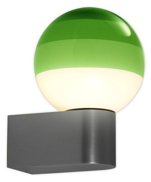 Nástěnné svítidlo LED MARSET Dipping Light A1, zelená/šedá