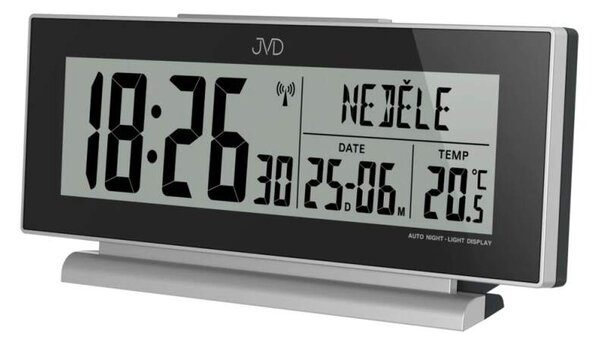 JVD Digitální rádiem řízený budík JVD RB9449.2 (Rádiem řízený čas z Frankfurtu n. M. (RCC))