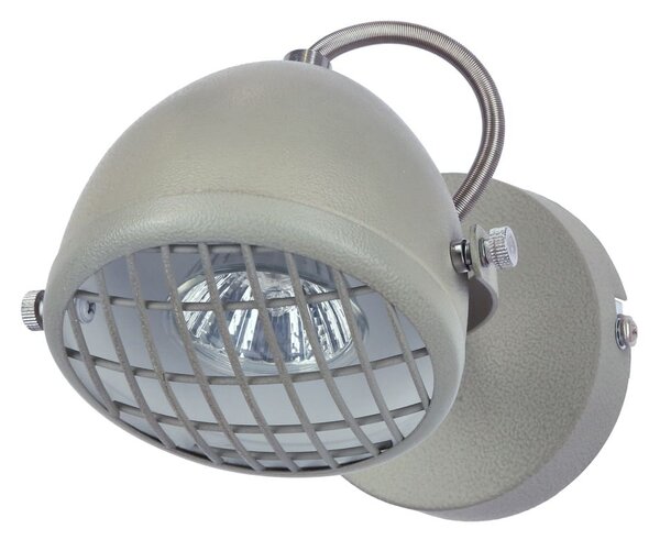 Nástěnné industriální bodové svítidlo PENT - 1xGU10, 50W, šedé