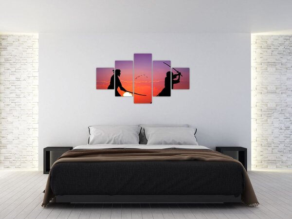 Obraz - Samurajové (125x70 cm)