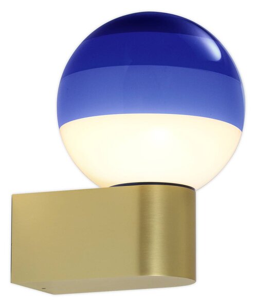 Nástěnné svítidlo LED MARSET Dipping Light A1, modrá/zlatá