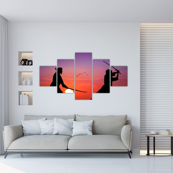 Obraz - Samurajové (125x70 cm)