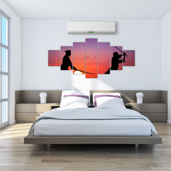 Obraz - Samurajové (210x100 cm)