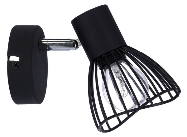 Nástěnné bodové osvětlení FLY - 1xE14, 40W, černé