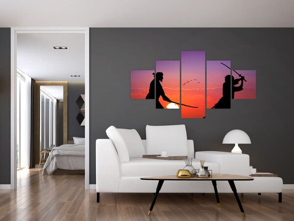 Obraz - Samurajové (125x70 cm)