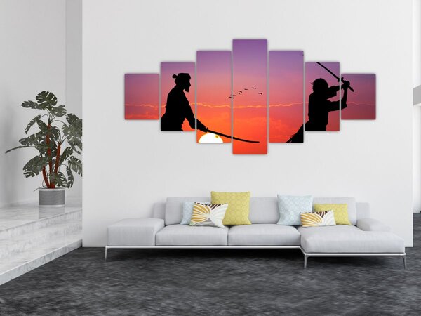 Obraz - Samurajové (210x100 cm)