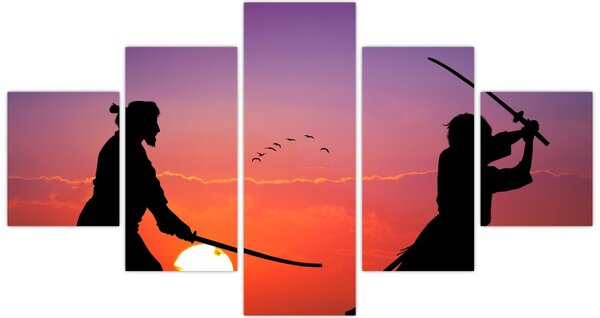 Obraz - Samurajové (125x70 cm)