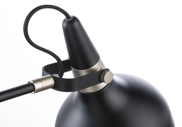 Paulmann 78480 Juna, černá stojací lampa z kovu, 1xE14, výška 158cm