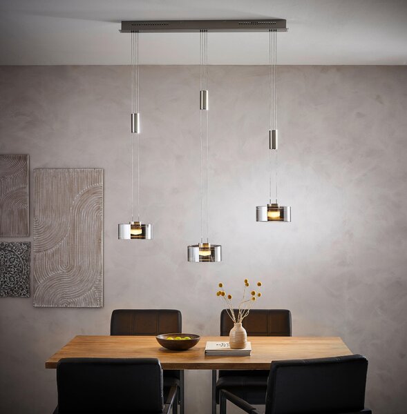 ZÁVĚSNÉ LED SVÍTIDLO, 95/20/100-160 cm - Závěsná LED svítidla