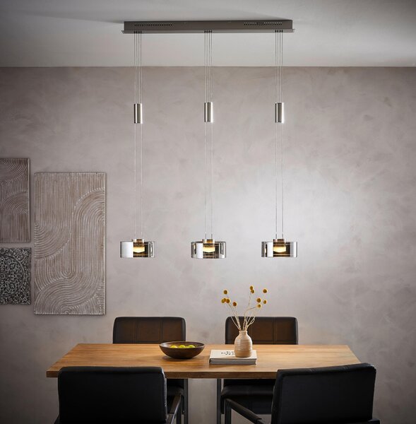 ZÁVĚSNÉ LED SVÍTIDLO, 95/20/100-160 cm - Závěsná LED svítidla