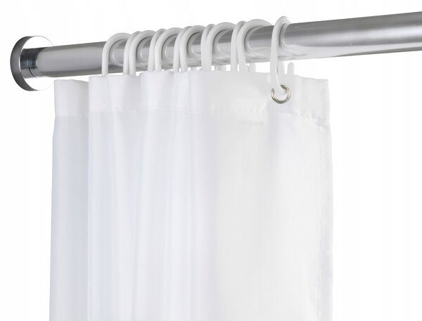 Flexibilní sprchová tyč Wenko 110-185 x 2,8 mm stříbrná