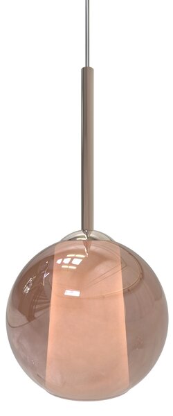 Sikrea 5711 Emy, moderní závěsné svítidlo z ručně foukaného měděného skla, 1xE27, Ø20cm
