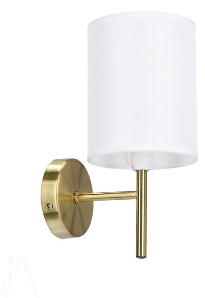 Nástěnné moderní osvětlení YAN - 1xE14, 40W, patina / bílé