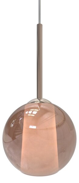 Sikrea 5797 Emy, moderní závěsné svítidlo z ručně foukaného měděného skla, 1xE27, Ø25cm