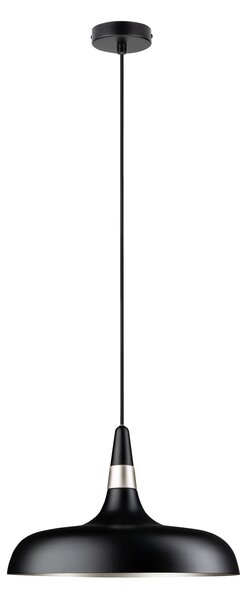 Paulmann 78481 Juna, černé závěsné svítidlo z kovu, 1xE27, Ø34,2cm
