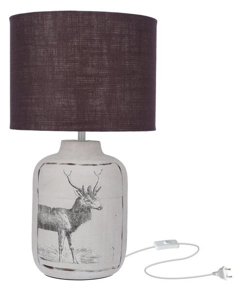 Stolní lampička WALIA - 1xE27, 60W, černá / stříbrná