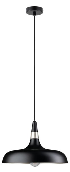 Paulmann 78481 Juna, černé závěsné svítidlo z kovu, 1xE27, Ø34,2cm