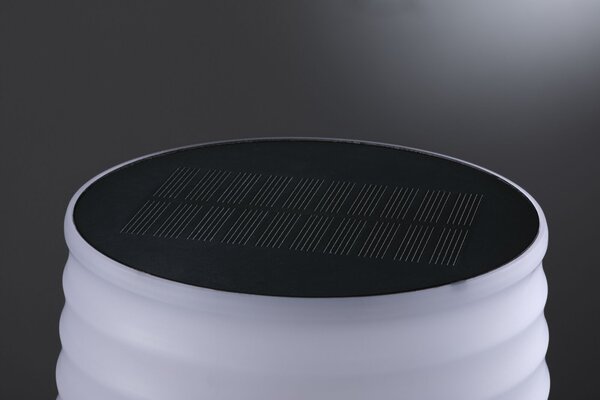 Paulmann 94611 Ilanga, černá solární lampička na baterii, 2,1W LED 2700K, výška 30cm, IP44