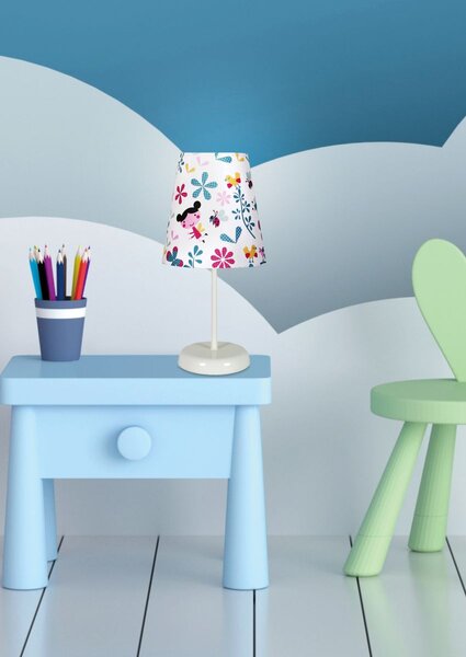 Stolní lampa do dětského pokoje GIRL - 1xE14, 40W, vícebarevná