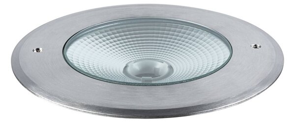 Paulmann Vanea LED zapuštěné podlahové svítidlo IP67, Ø 16 cm, Hliník / šedá / zinek, Hliník, Moderní, Zapuštěné kulaté