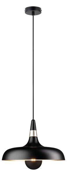 Paulmann 78481 Juna, černé závěsné svítidlo z kovu, 1xE27, Ø34,2cm